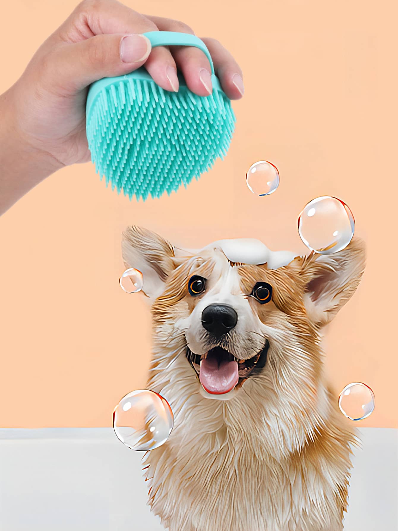 1pc Pet Bath Brush