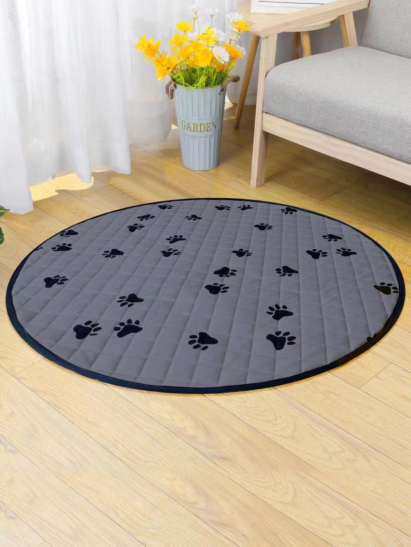 1pc Paw Print Pet Mat