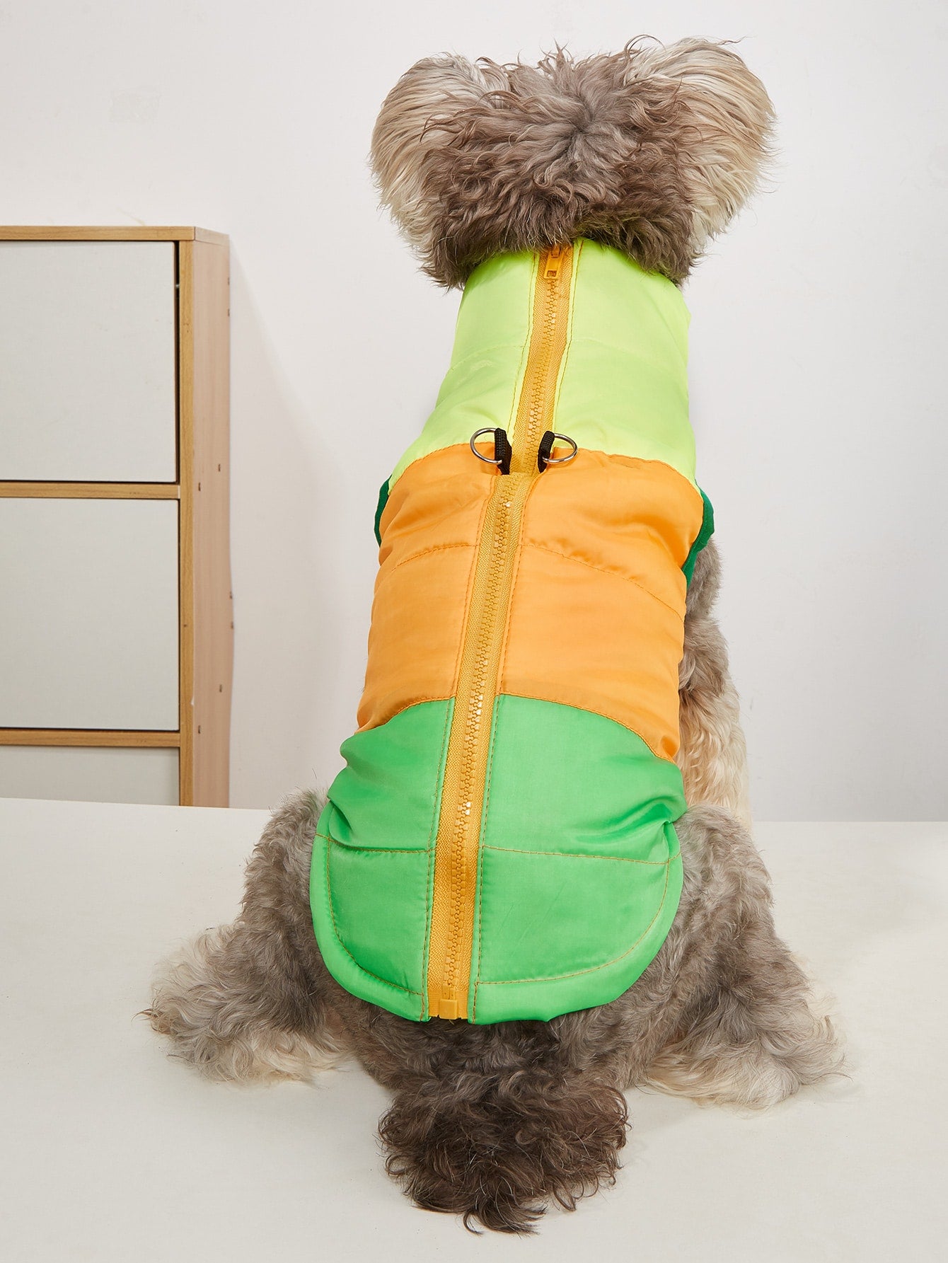 Color Block Pet Jacket