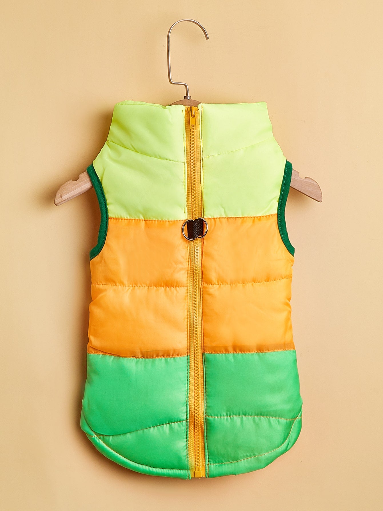 Color Block Pet Jacket