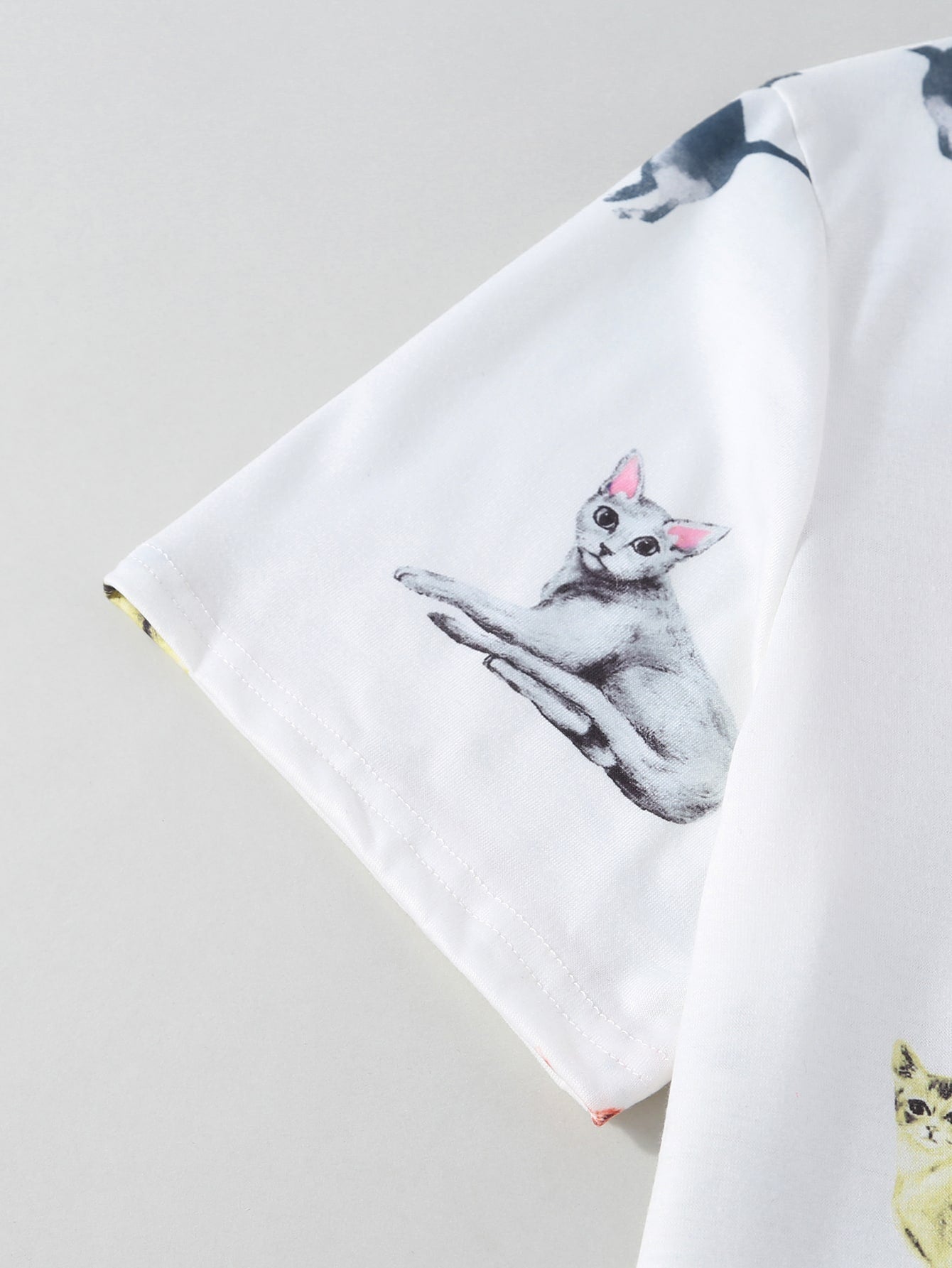 Allover Cat Print Tee