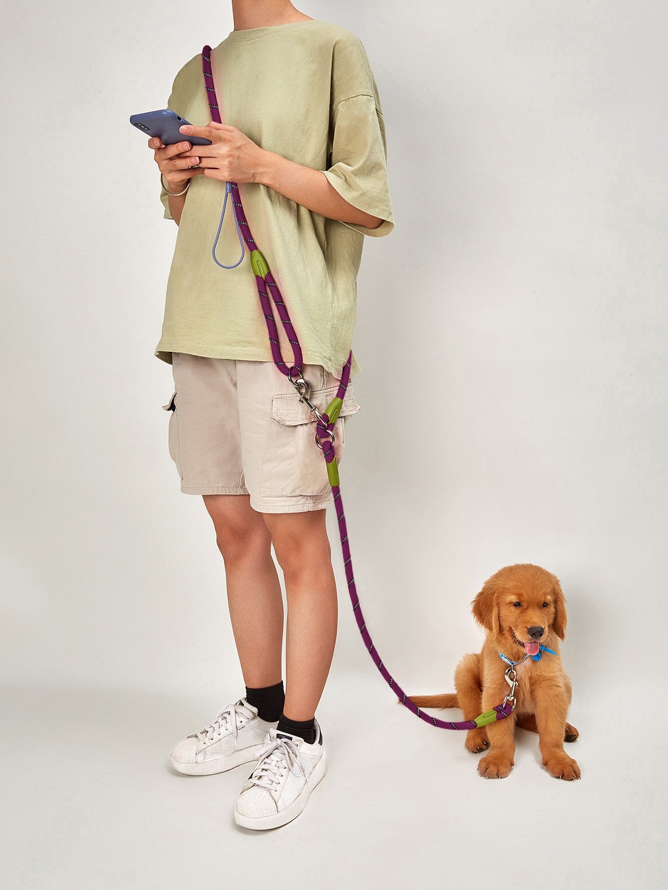 Hands Free Dog Leash Crossbody