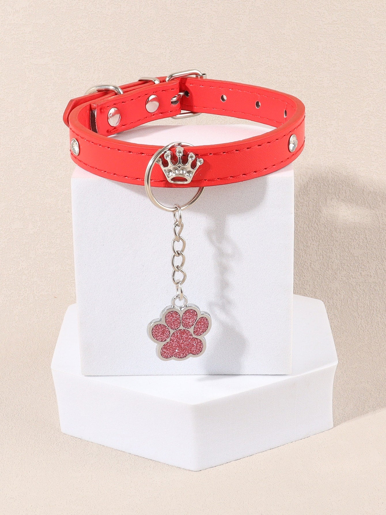 Paw Pendant Pet Collar