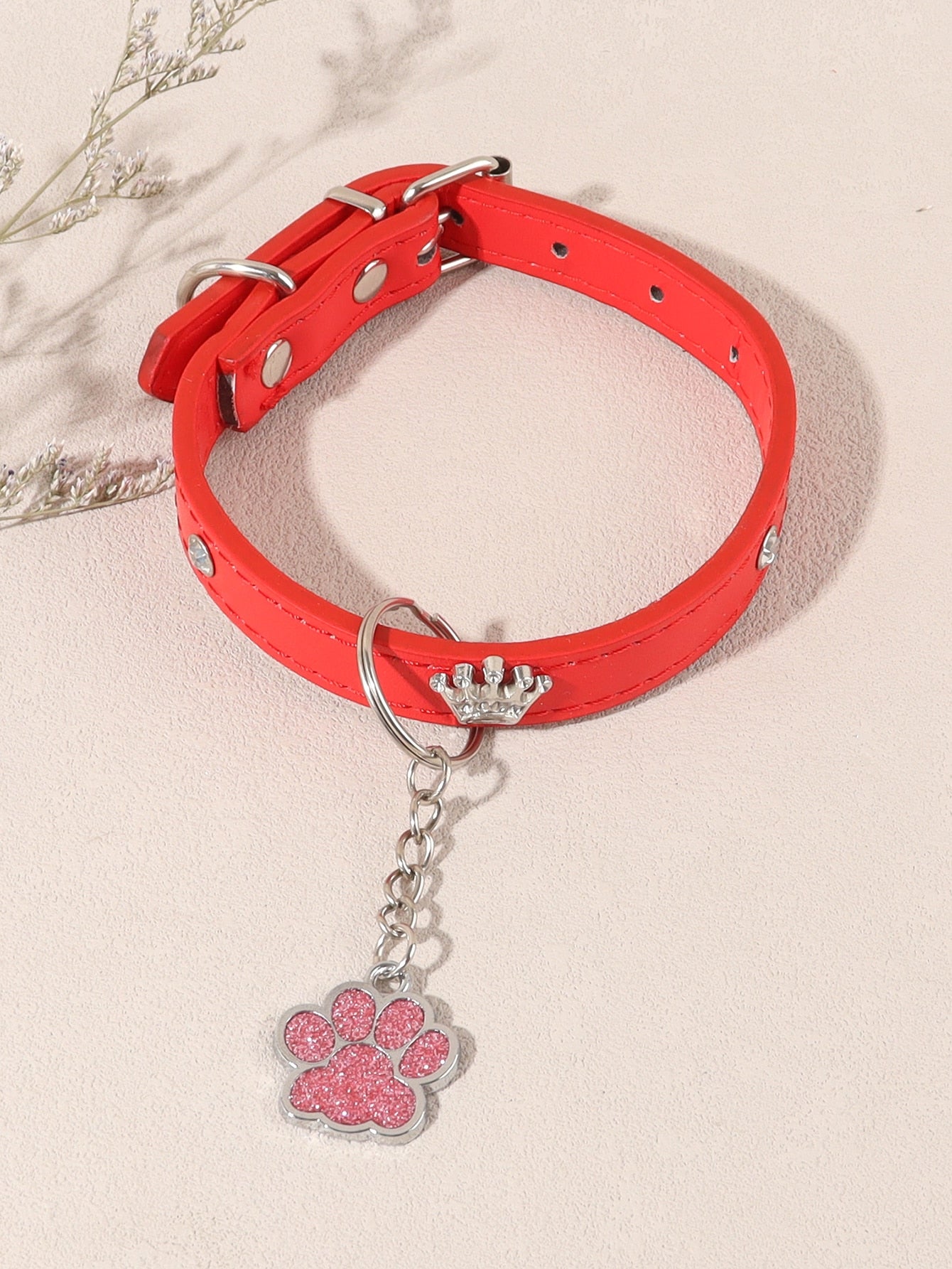 Paw Pendant Pet Collar