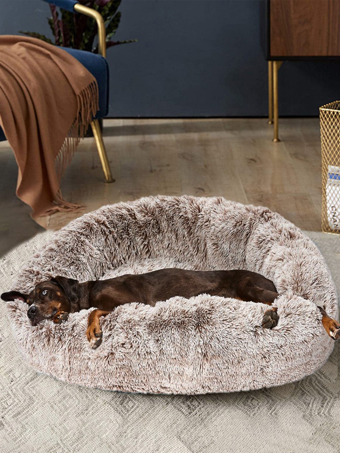 1pc Plush Pet Bed