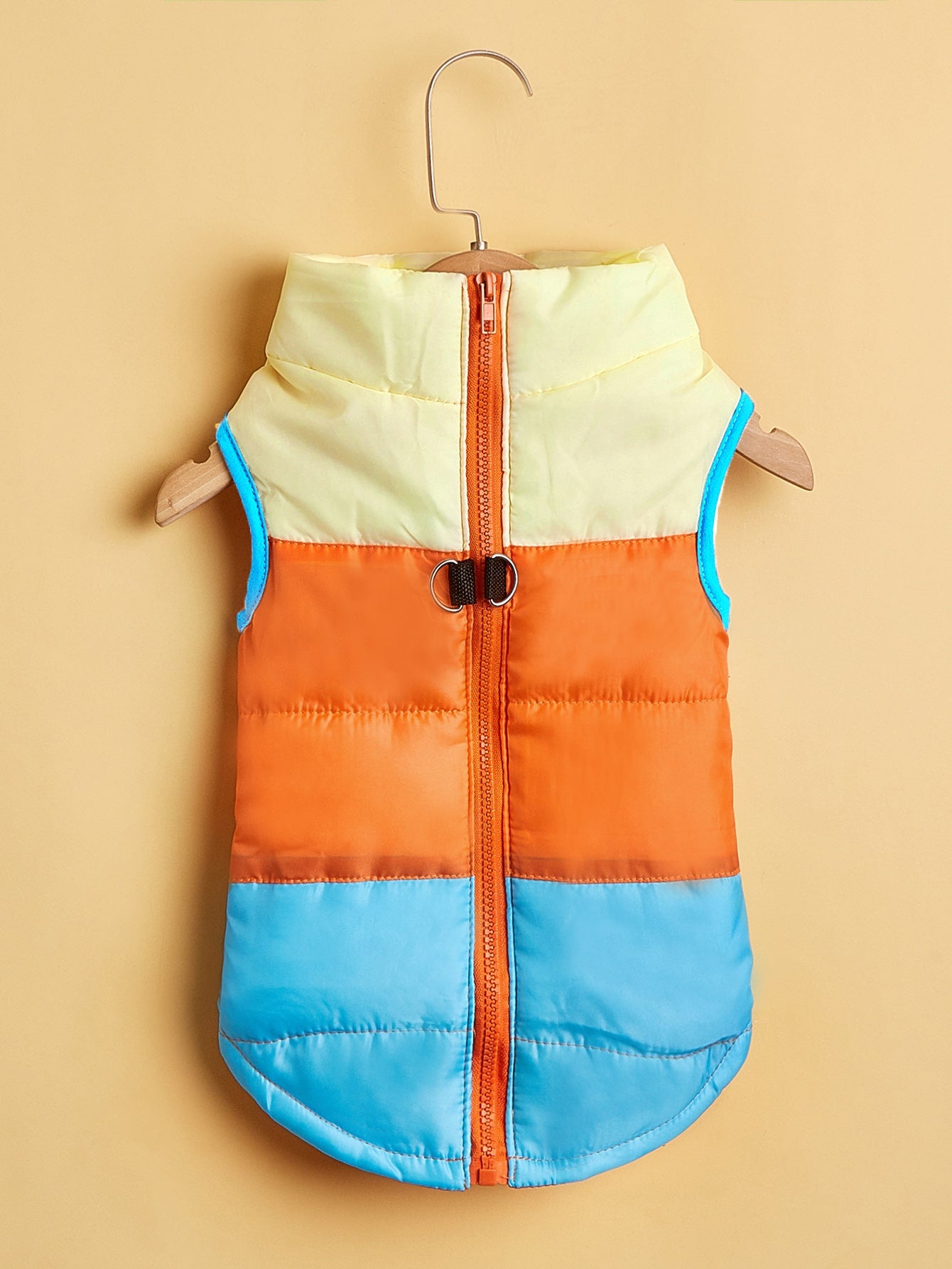 Color Block Pet Jacket