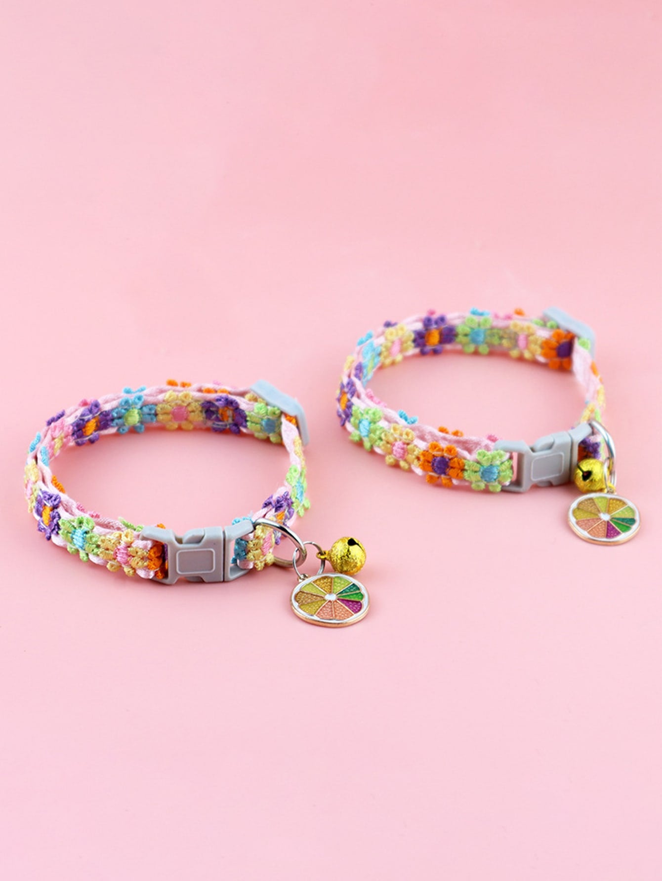 1pc Flower Decor Pet Collar