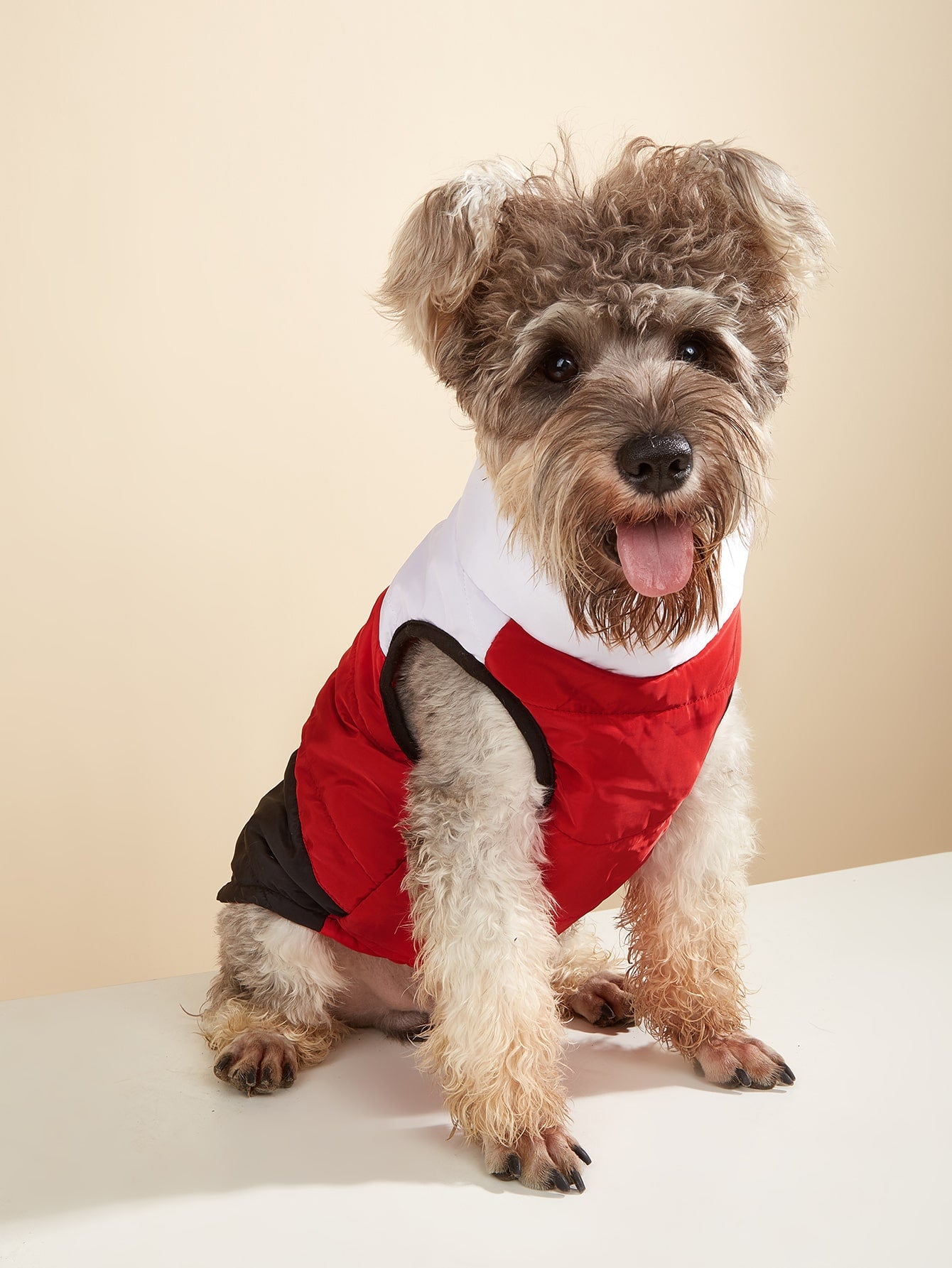 Color Block Pet Jacket