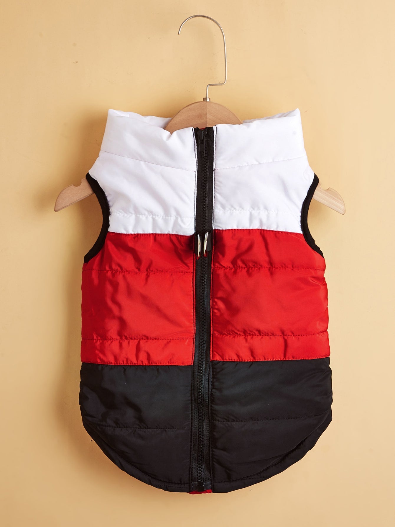 Color Block Pet Jacket