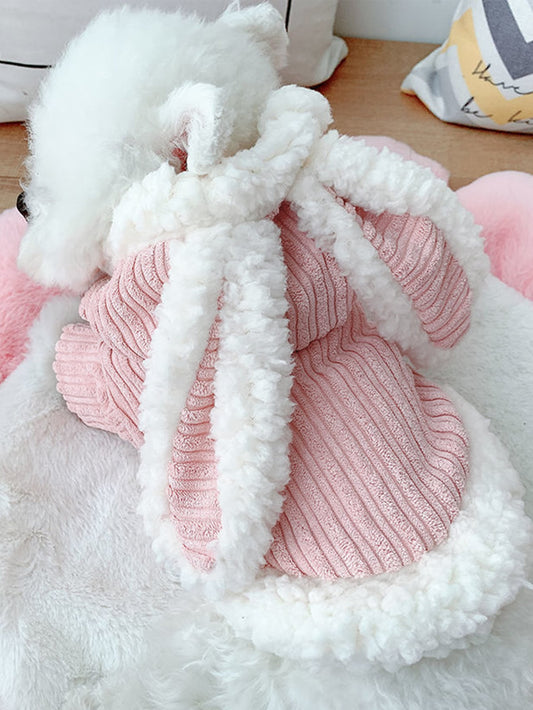 Rabbit Ear Design Pet Coat