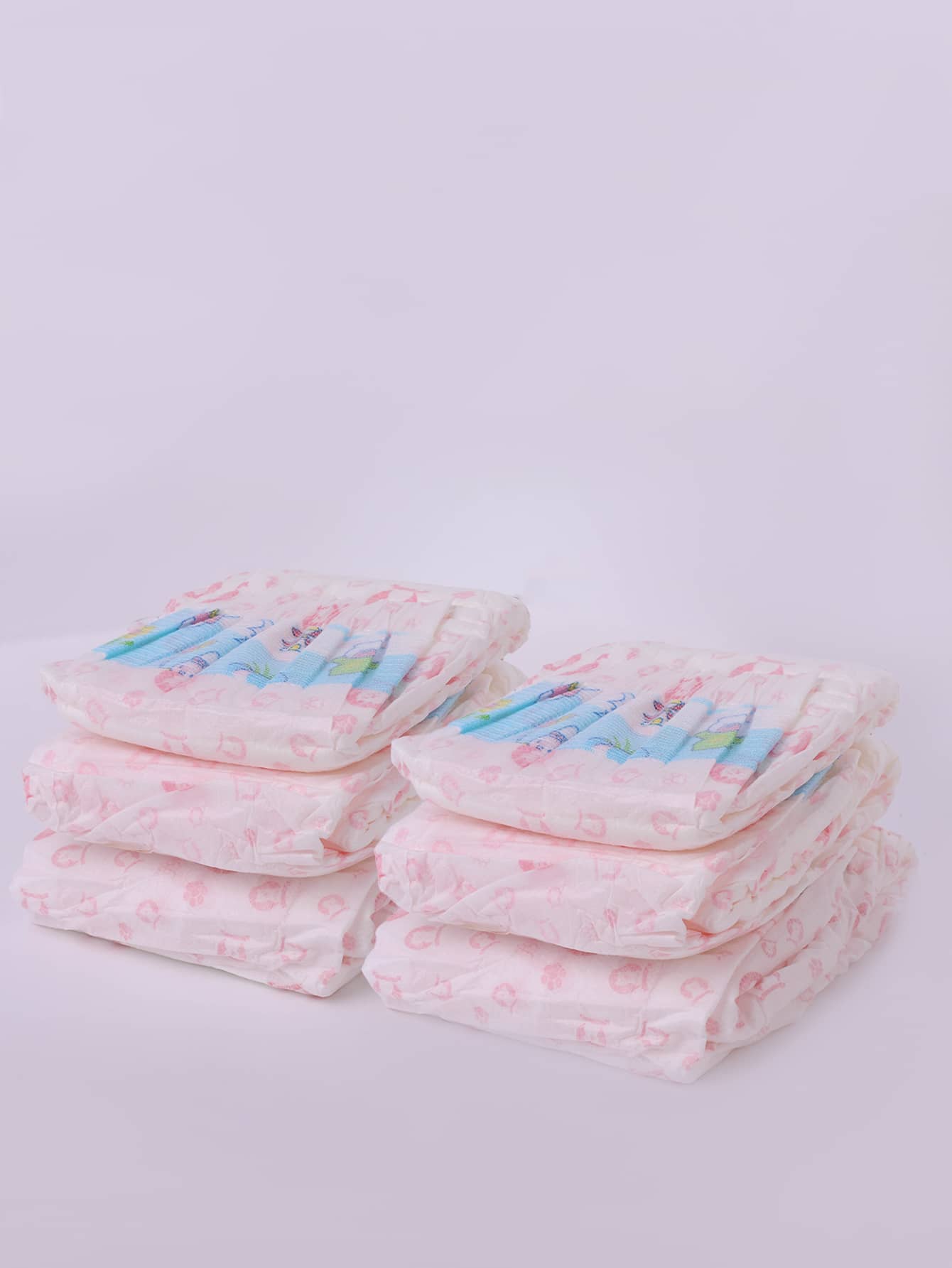 10pcs Disposable Rabbit Print Pet Diaper