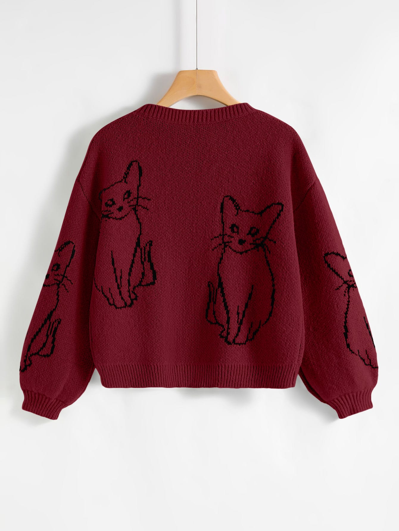 Ladies cat clearance sweater