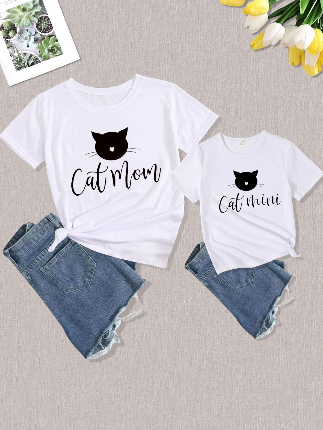 Cat Letter Graphic Tee