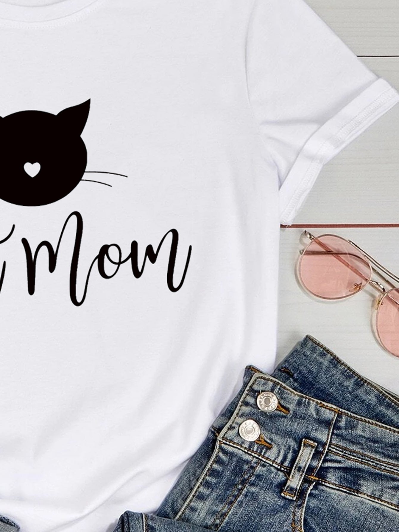 Cat Letter Graphic Tee