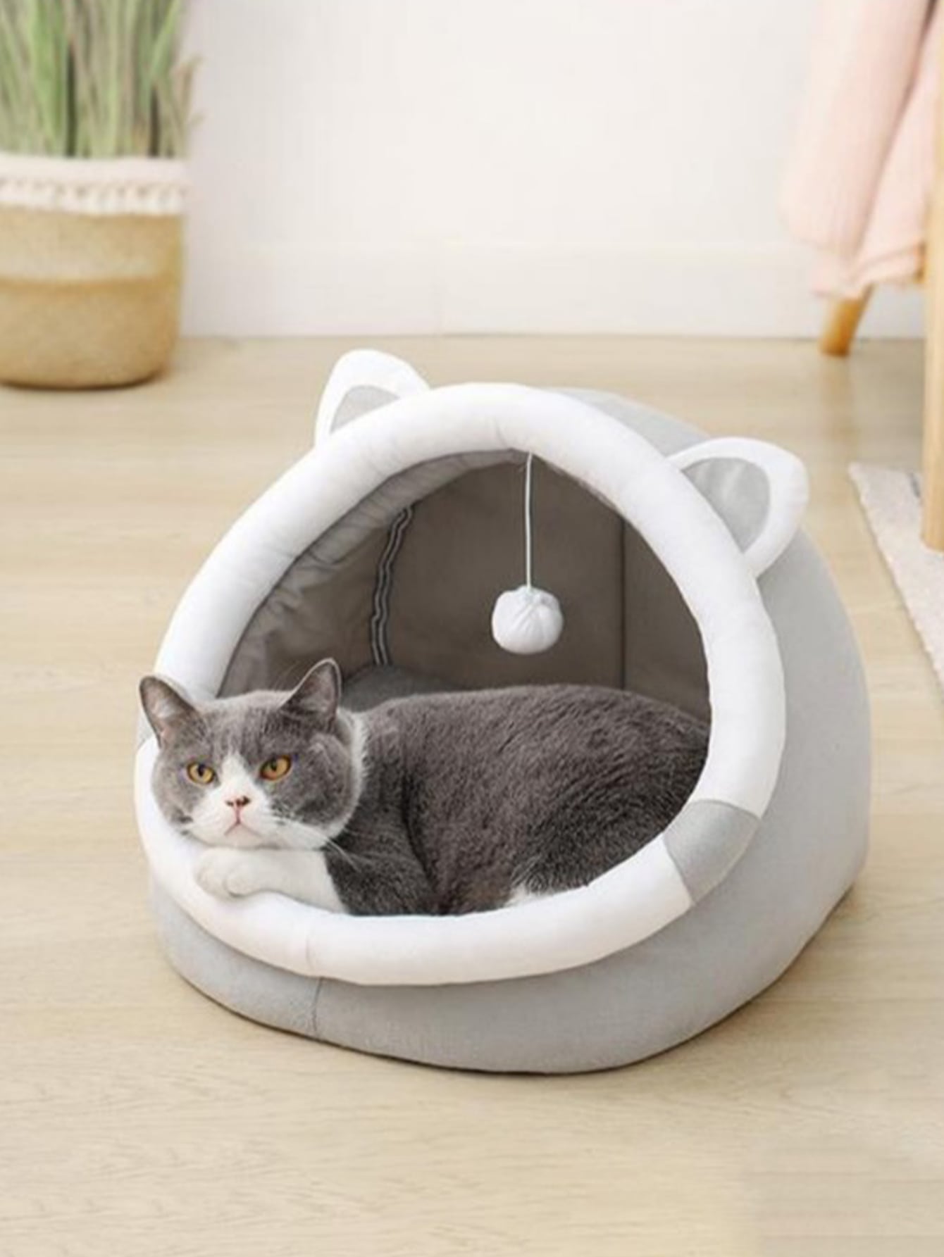 Cat Ear Design Pet Bed