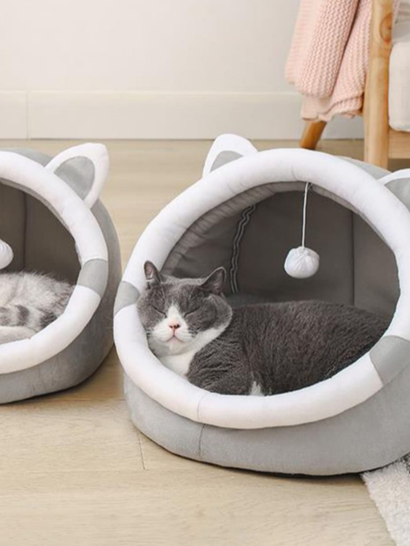 Cat Ear Design Pet Bed