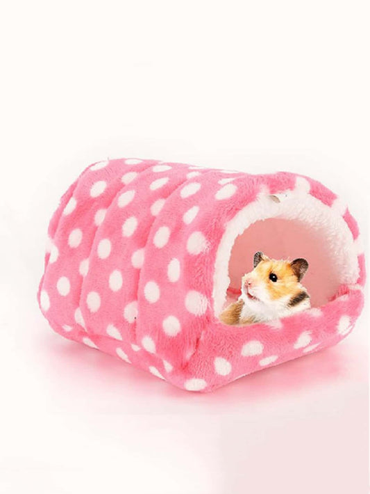 Polka Dot Pattern Hamster Bed