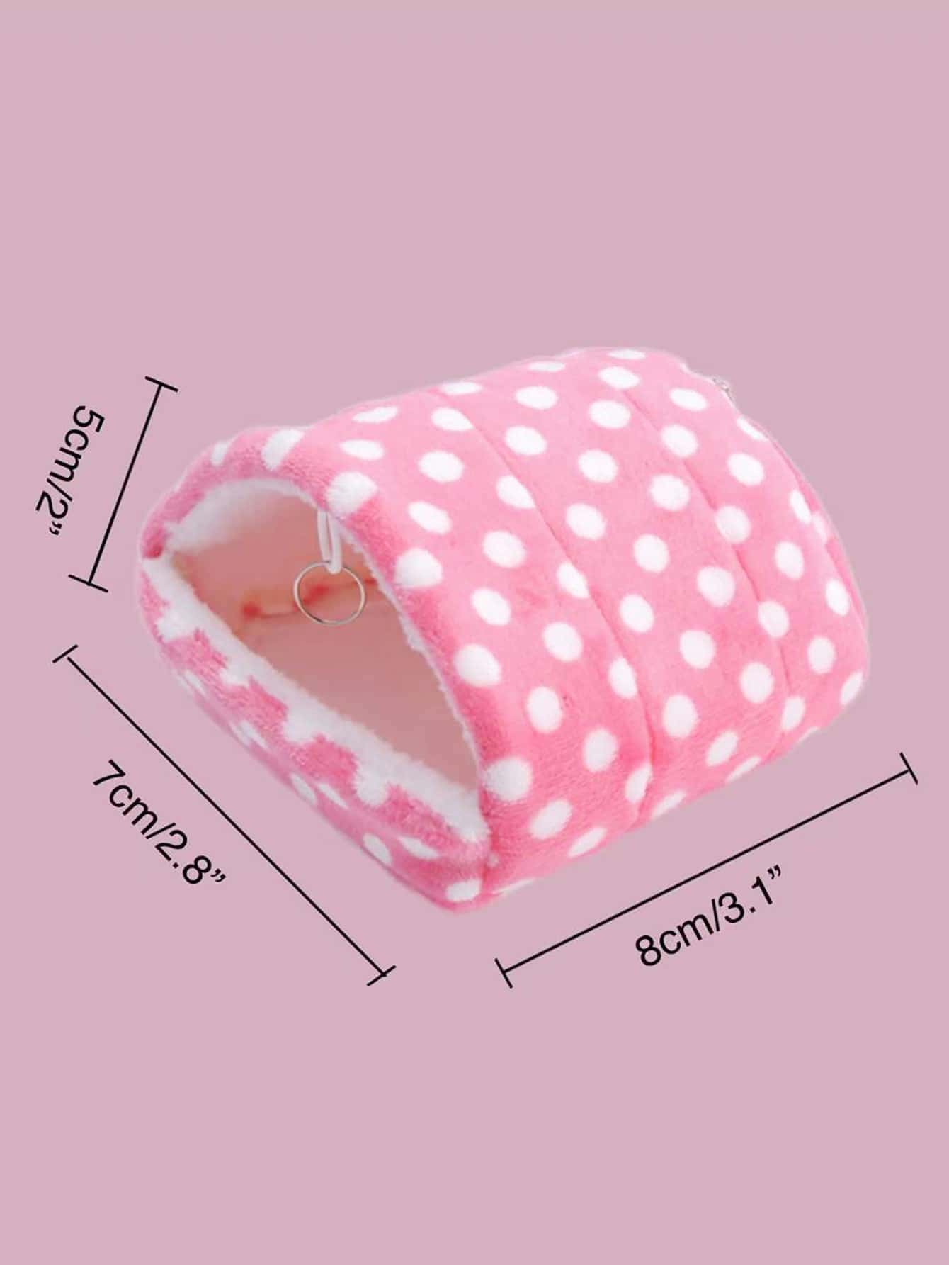 Polka Dot Pattern Hamster Bed