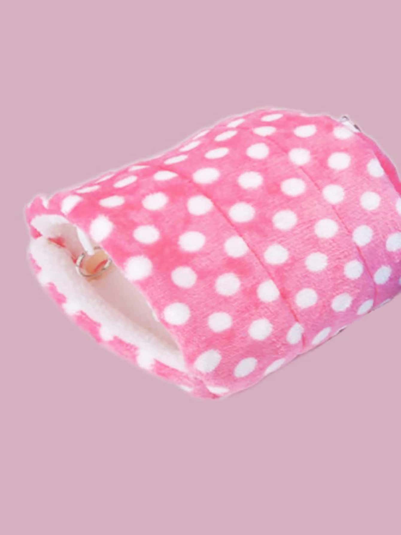 Polka Dot Pattern Hamster Bed