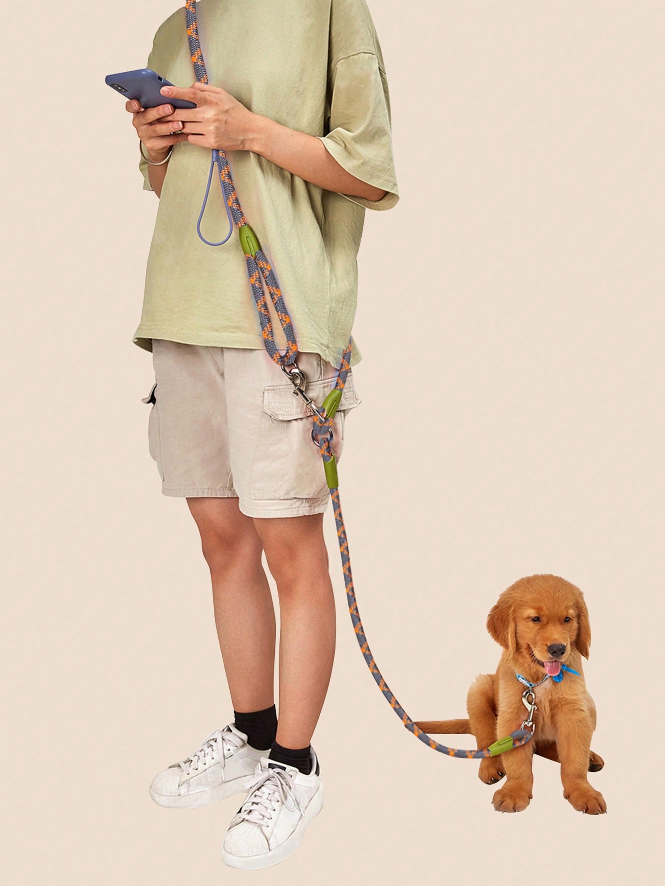 Hands Free Dog Leash Crossbody