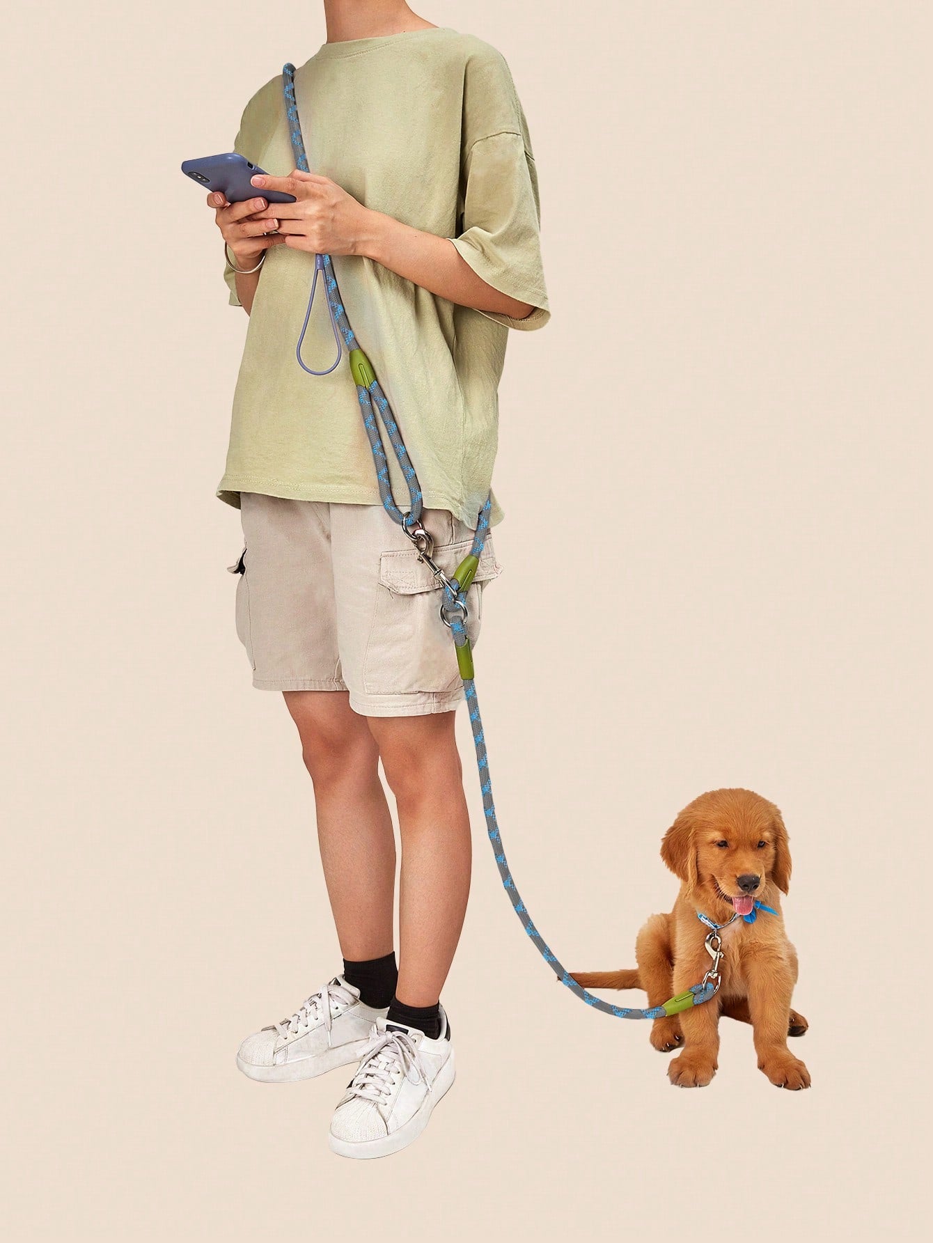 Hands Free Dog Leash Crossbody